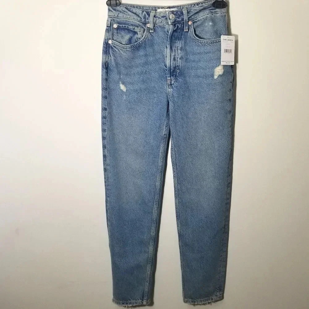 Free People Acadia High Rise Jeans Size 25 New